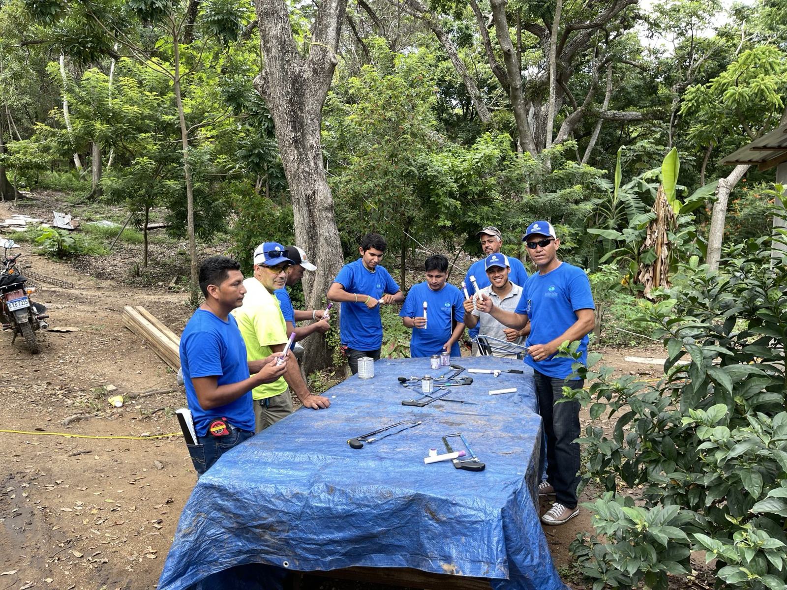Outdoor plumbing class